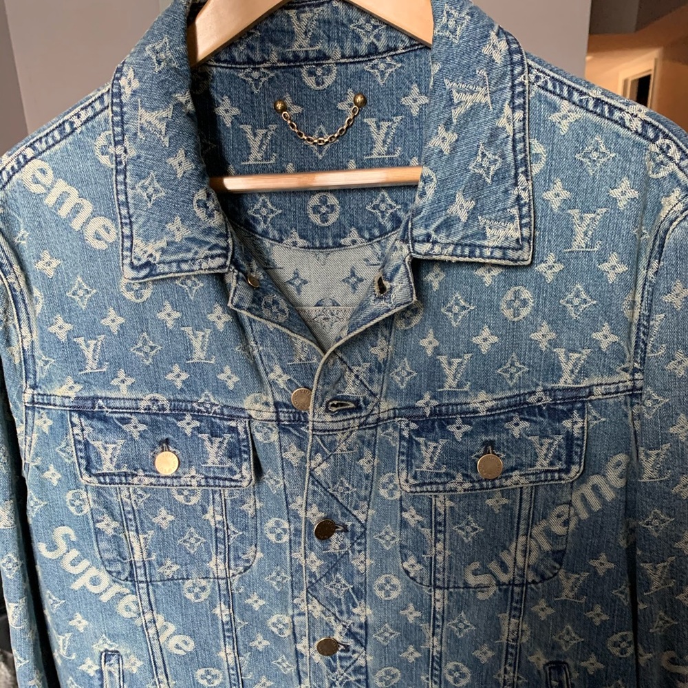 Louis Vuitton-Supreme collaboration Denim jacket